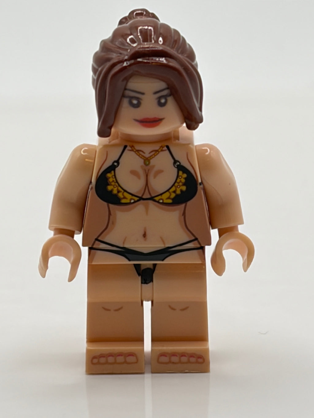 Itty Bitty Sexy Black & Gold Bikini