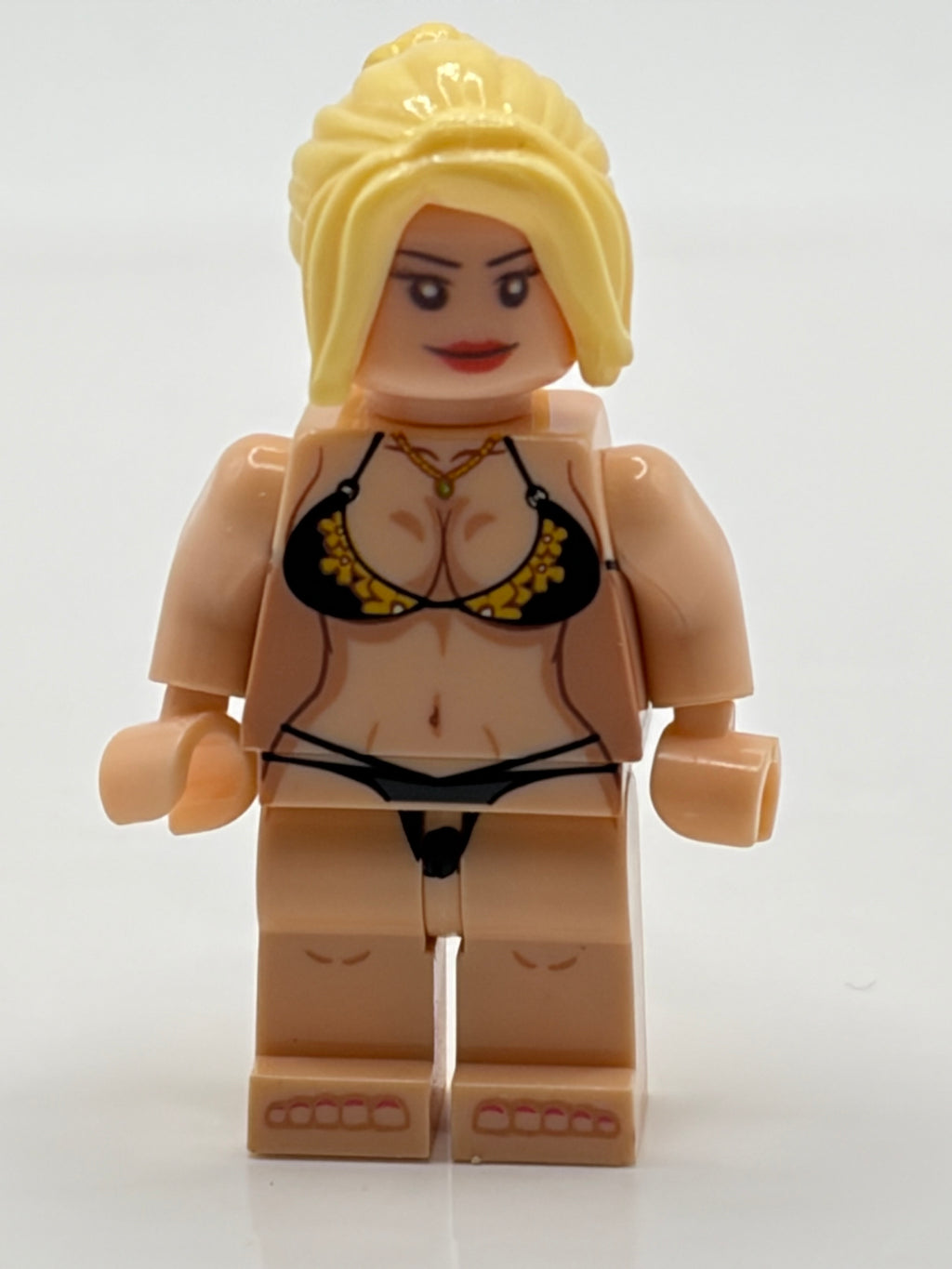 Itty Bitty Sexy Black & Gold Bikini