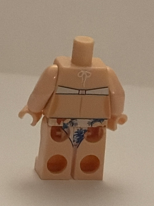 Flowery fun bikini babe