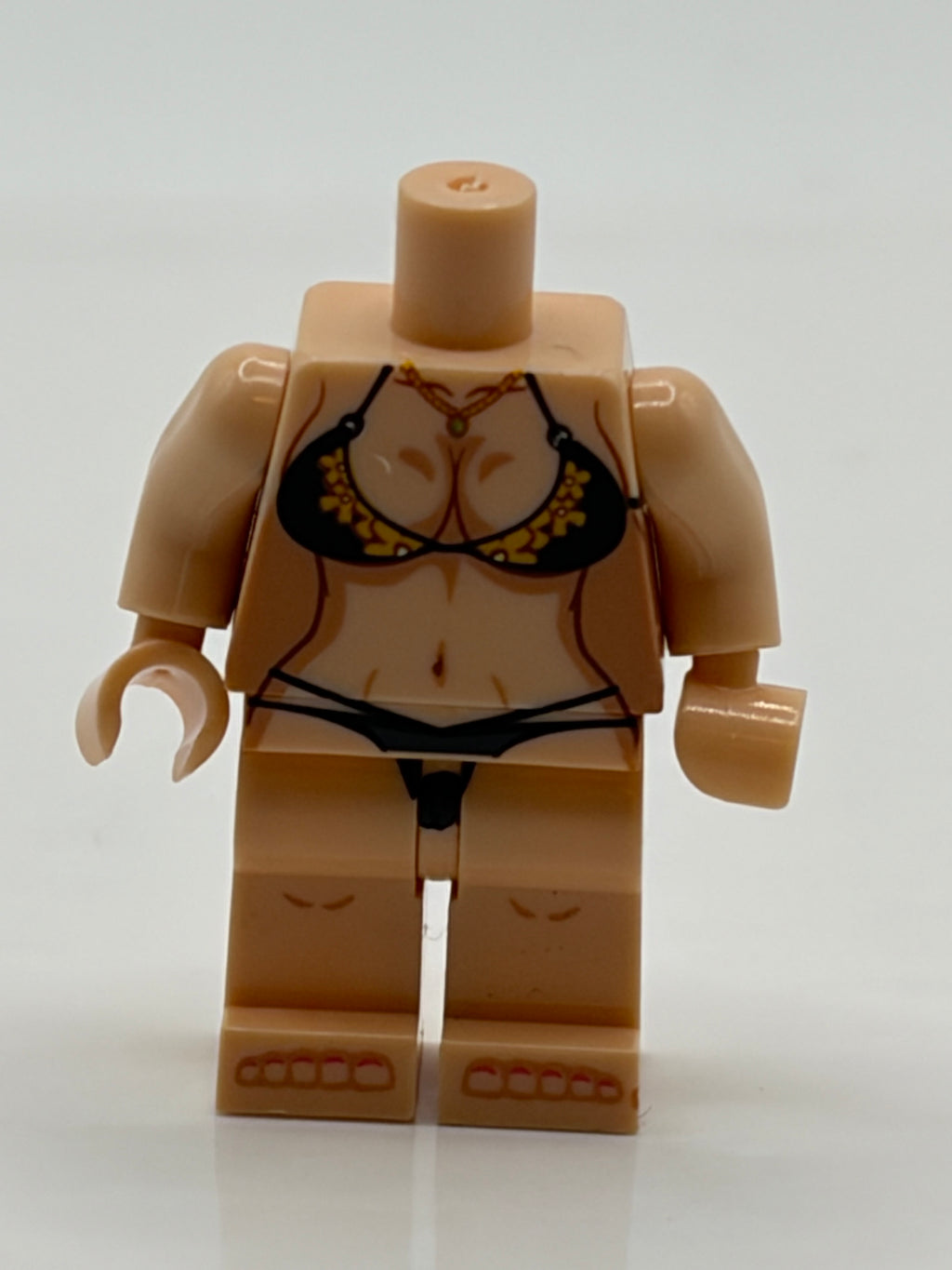 Itty Bitty Sexy Black & Gold Bikini