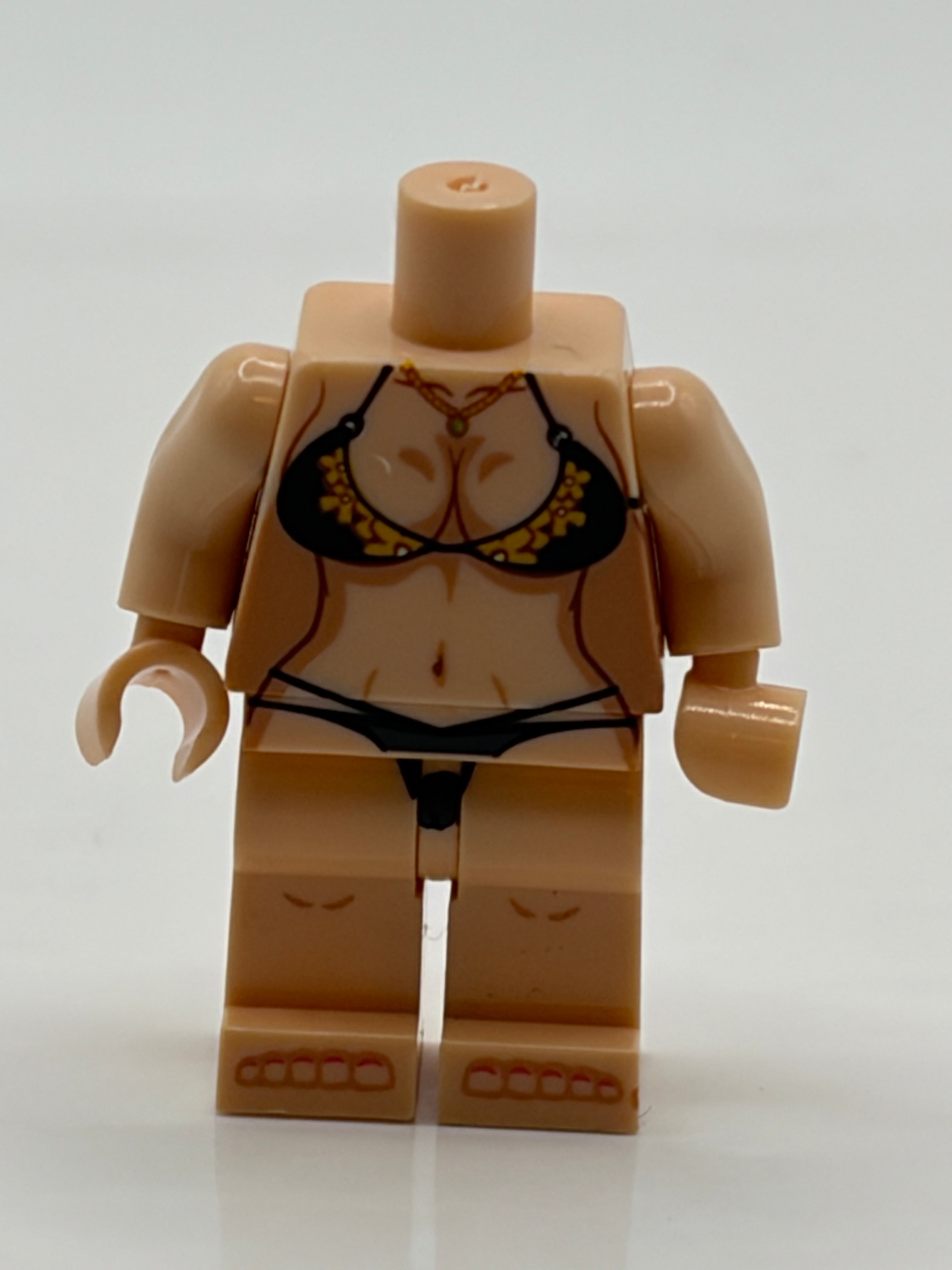Itty Bitty Sexy Black & Gold Bikini