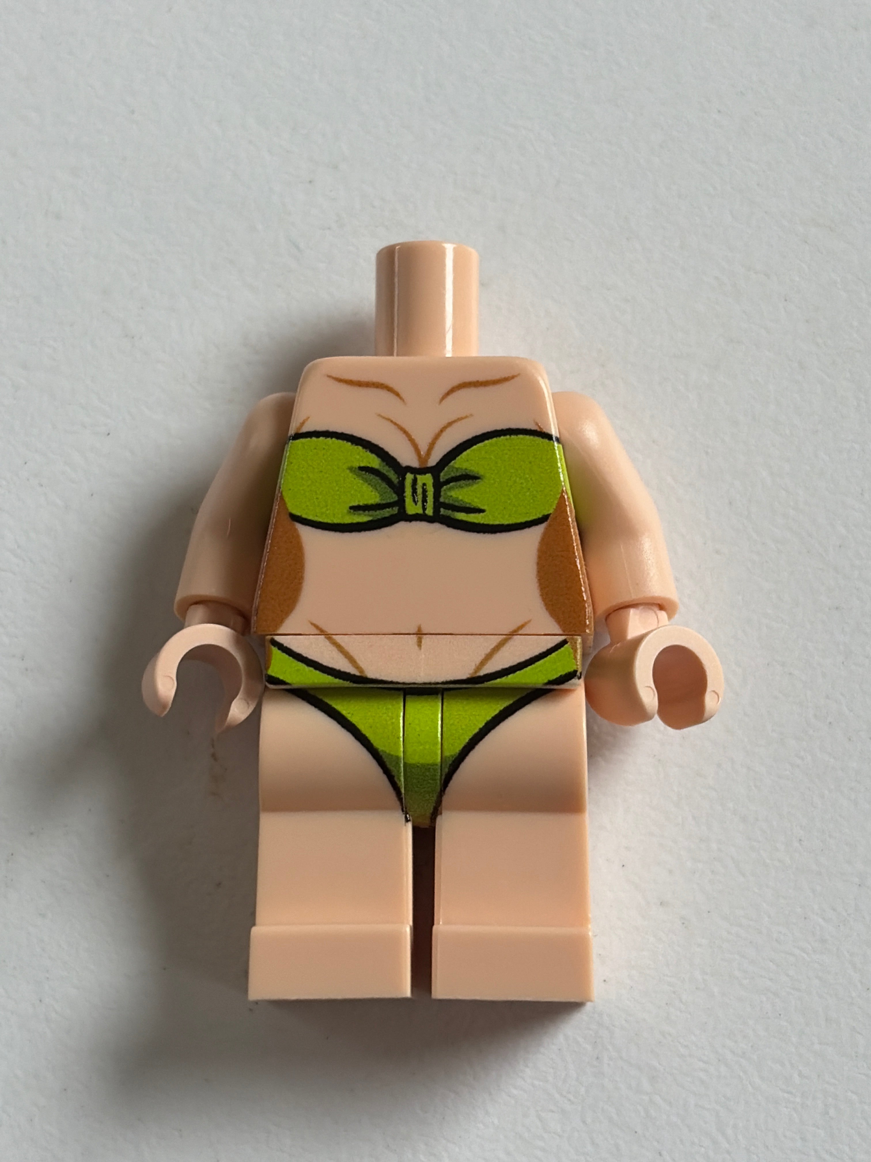 Sexy Strapless Green Bikini Swimsuit