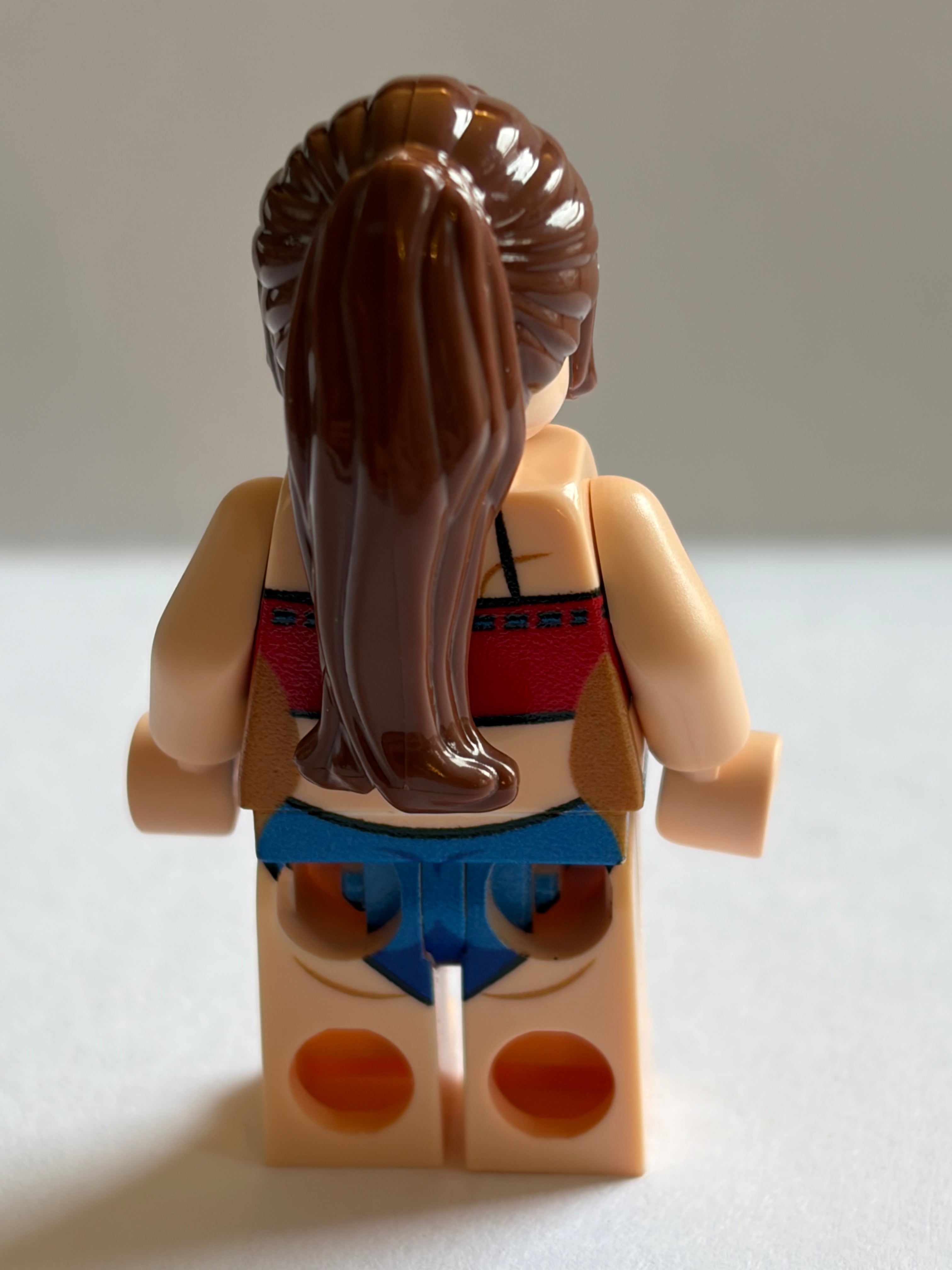 Red top one piece cute swimsuit