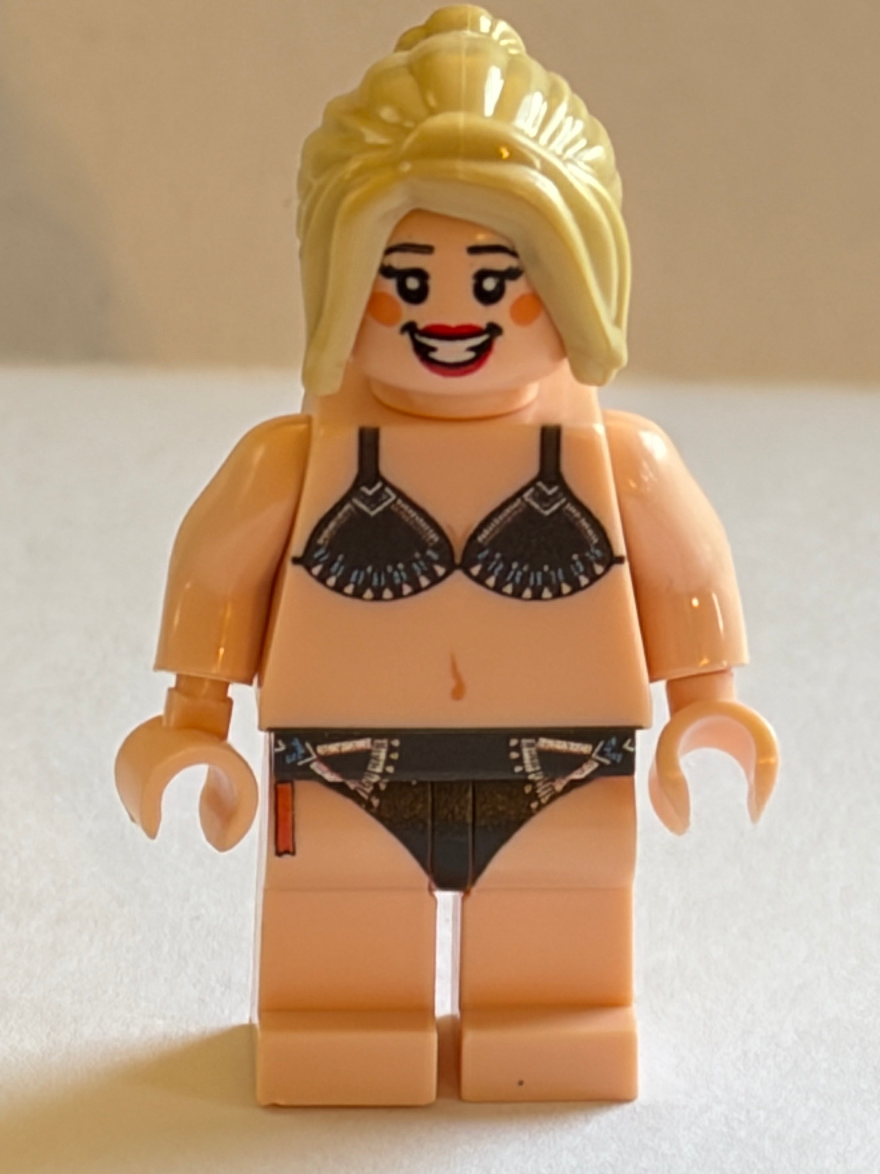 Sultry Black Bikini Seductress