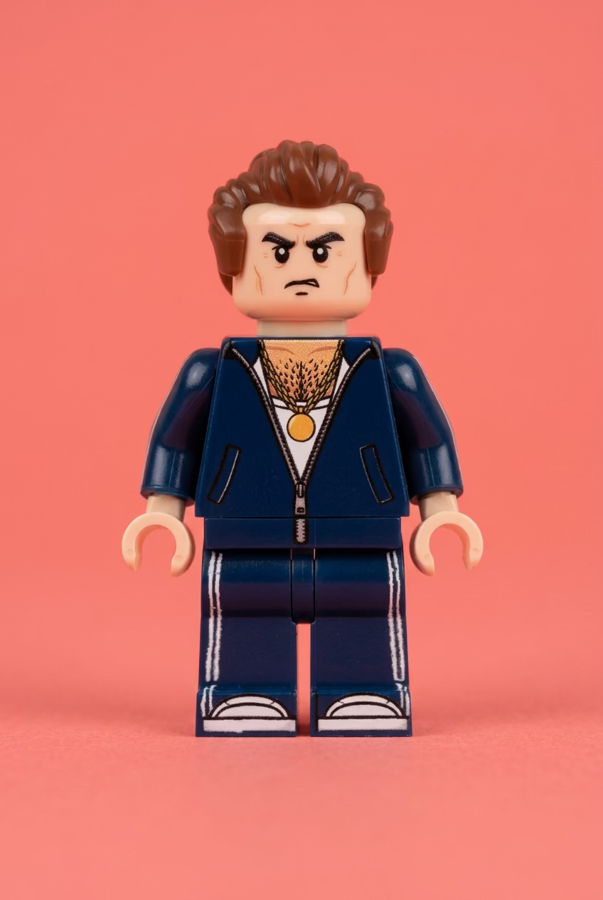 Vinnie Da Brick custom gangster minifigure – Risky Brickness